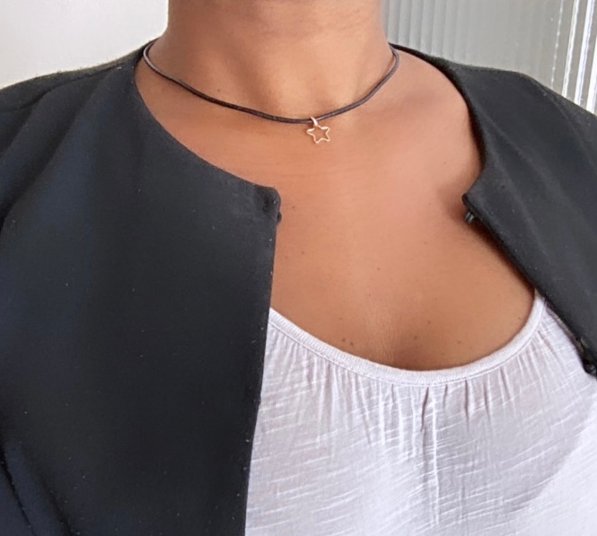 Stellar Leather Chocker Necklace