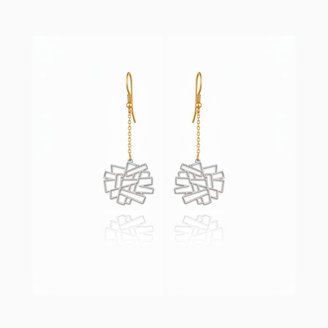 Blue Mirage Door Earrings