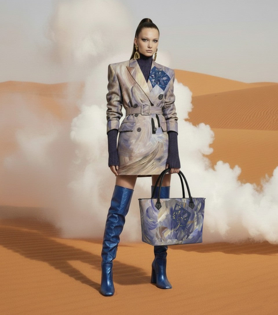 Blue Mirage Tote Bag