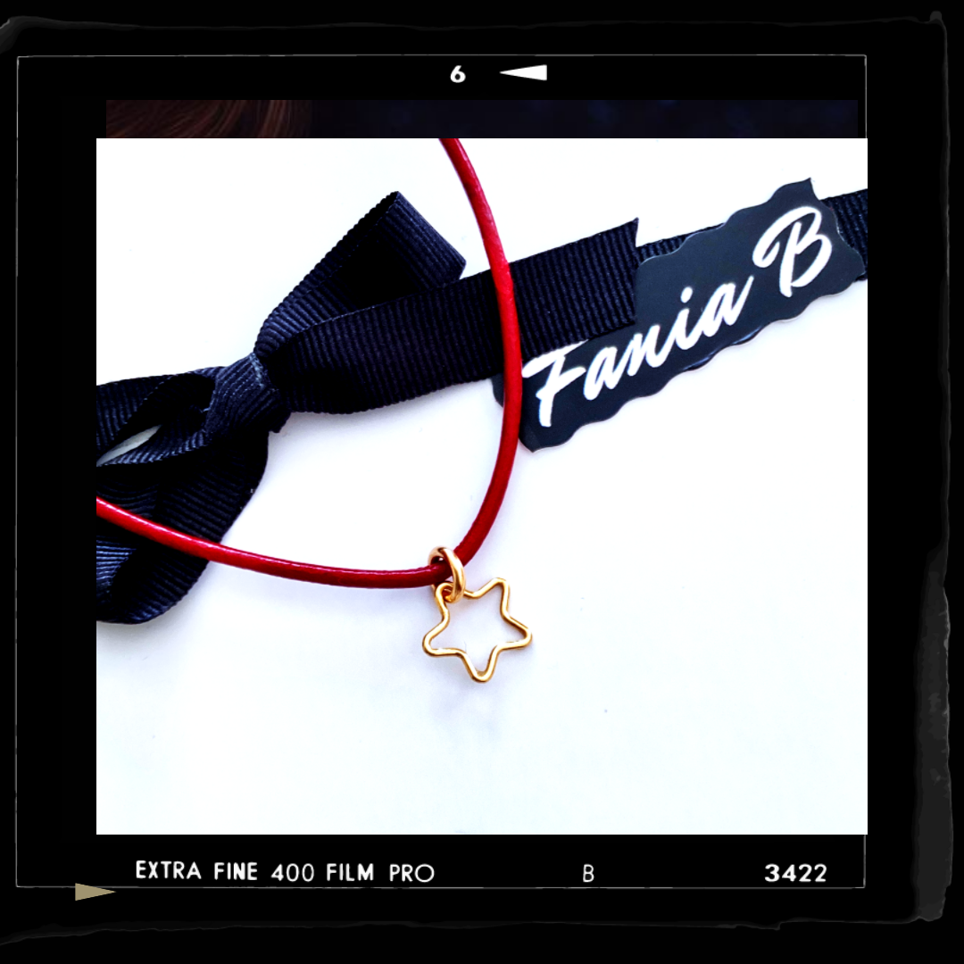 Stellar Leather Chocker Necklace