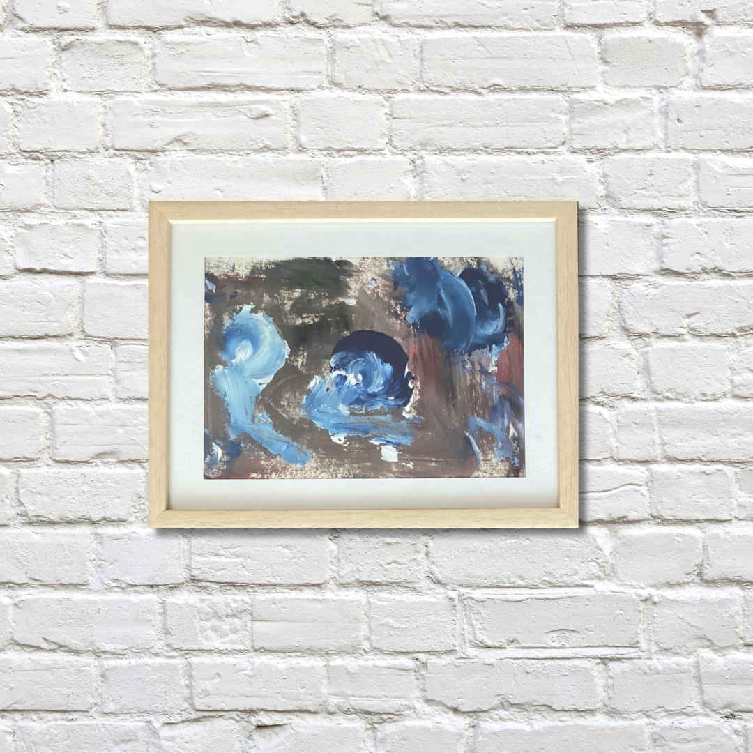 Between Motion and Still... | Small original painting