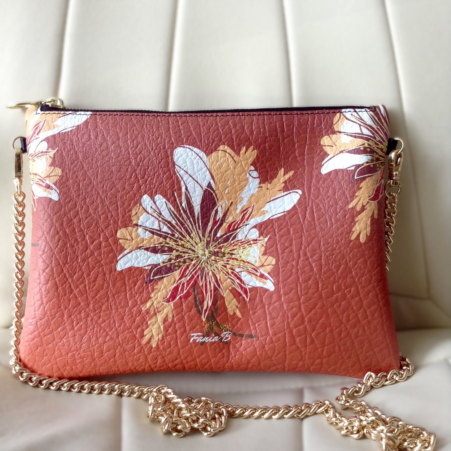 Tropical Art Nouveau Crossbody Pochette