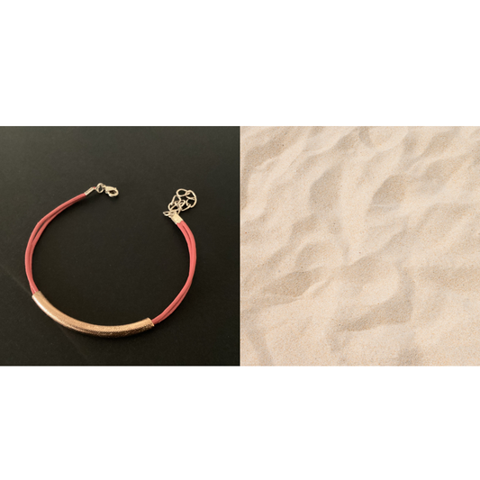 Golden Sands Coral Bracelet