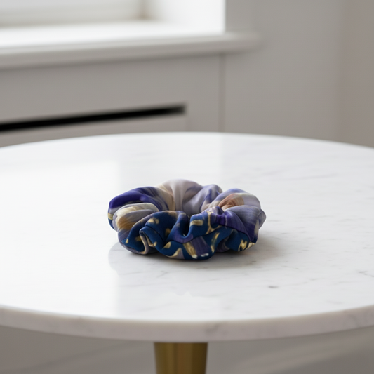 Blue Mirage Scrunchie