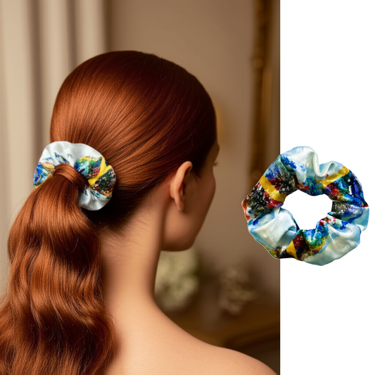 Grecian Land scrunchies by Auraété