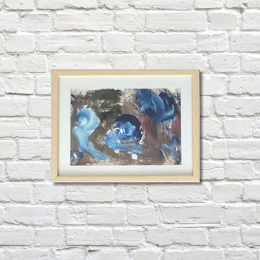Between Motion and Still... | Small original painting